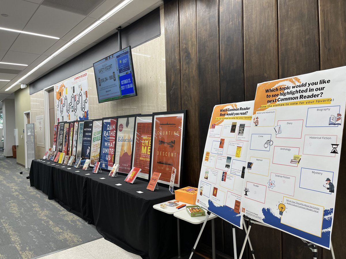 SHSUASC's tweet photo. 🍀 Good luck to all who participated in our interactive exhibit! 🤞🏼
Don’t worry, you have until November 18th to participate for a chance to win. The winner will be announced on social media November 19th and the exhibit will be up until Nov 22nd.
#shsu #shsucommonreader https://t.co/MbKOoBRwUr