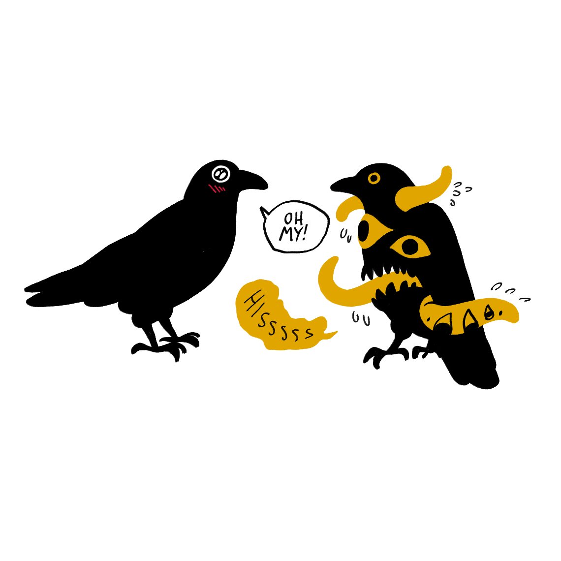 Glorious intro of Crowthulu and her girlfriend Lovie. 