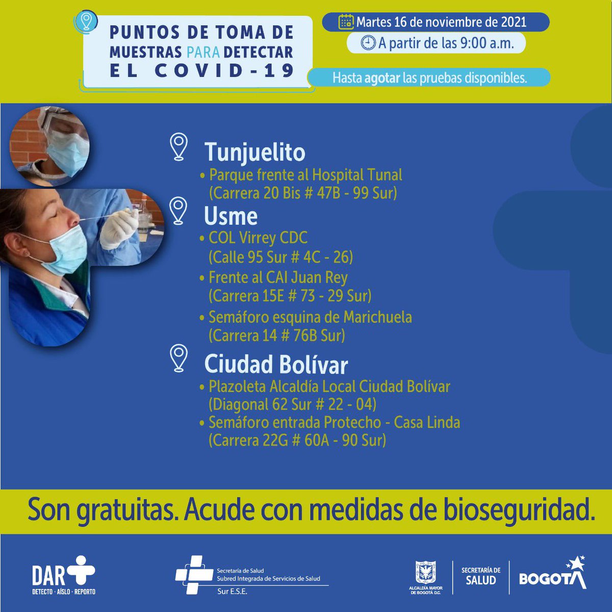 Secretaría Distrital de Salud tweet media