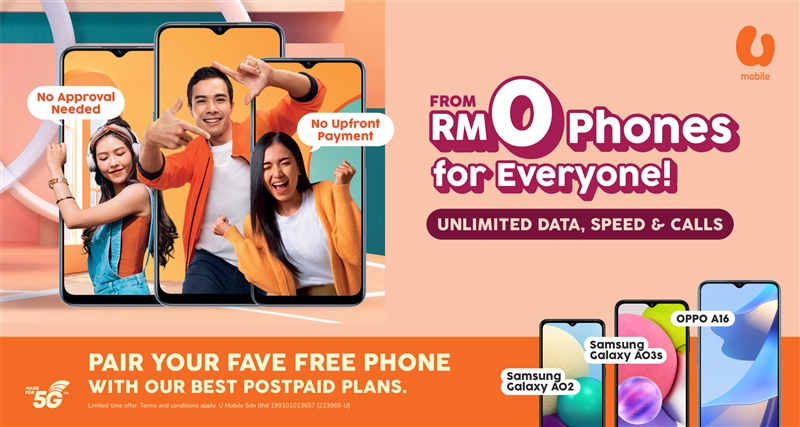malaysia601's tweet photo. Want a free smartphone? Here’s a #ZeroRinggitPhone deal u can't miss out from @umobile
RM0 Phones for Everyone with NO APPROVAL, NO UPFRONT PAYMENT and UNLIMITED INTERNET.
https://t.co/hkM3AEIVRO https://t.co/DiAqLdkoSO