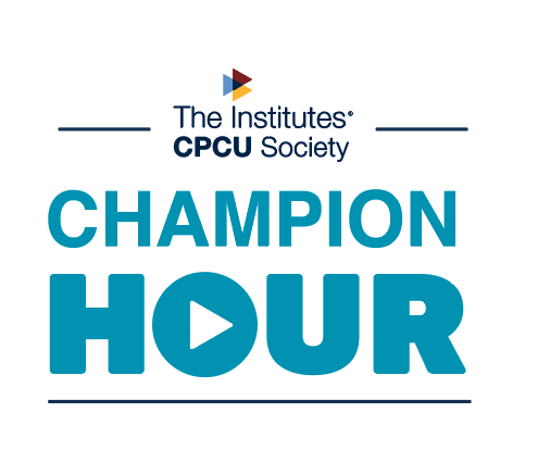 What have Matthew Struck, CPCU, @preciousjwalton, and <a href="/HeatherGJB/">Heather Blevins CPCU, M.Ed.</a> been up to lately? We're excited to share that they've been working on the CPCU Champion Hour, your weekly source for everything Society, delivered by some of our favorite #CPCUChampions. youtu.be/R5BcFa_IrJA