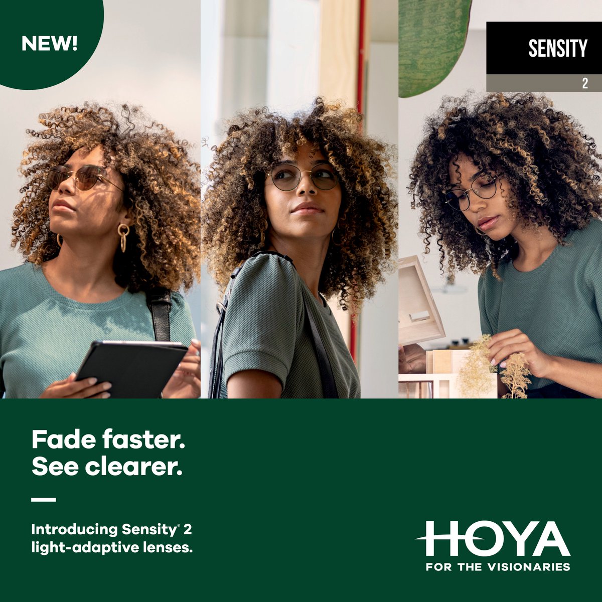 HOYA Vision Care Canada is excited to announce the release of Sensity 2, our next generation of light-adaptive lenses. 

For more information, please contact your HOYA Territory Manager or Customer Care representative.

Official Press Release: 
blog.hoyavision.com/.../news/sensi…