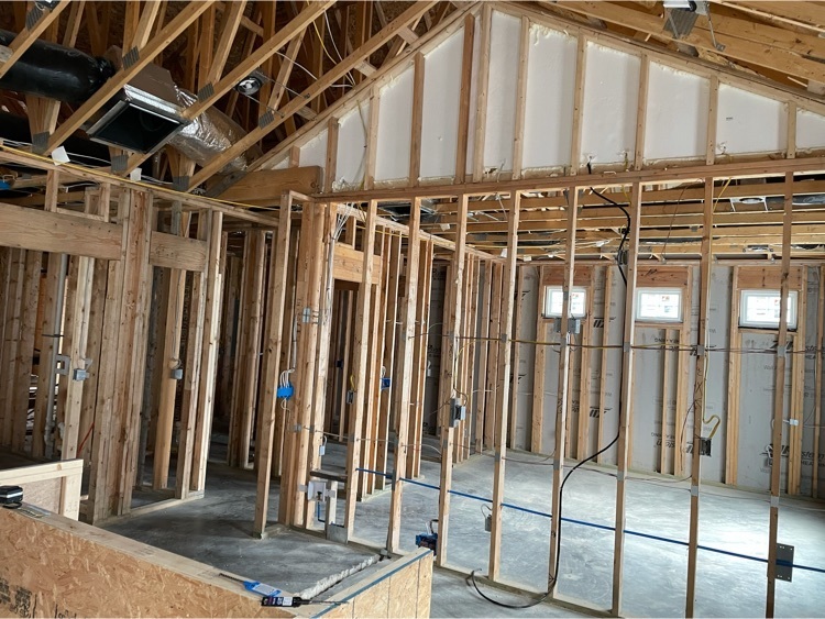 WCC_Warren's tweet photo. Our Construction Trades home is coming along nicely! Stay tuned for more updates. #WalkerWeek https://t.co/xd8kXmD1BI