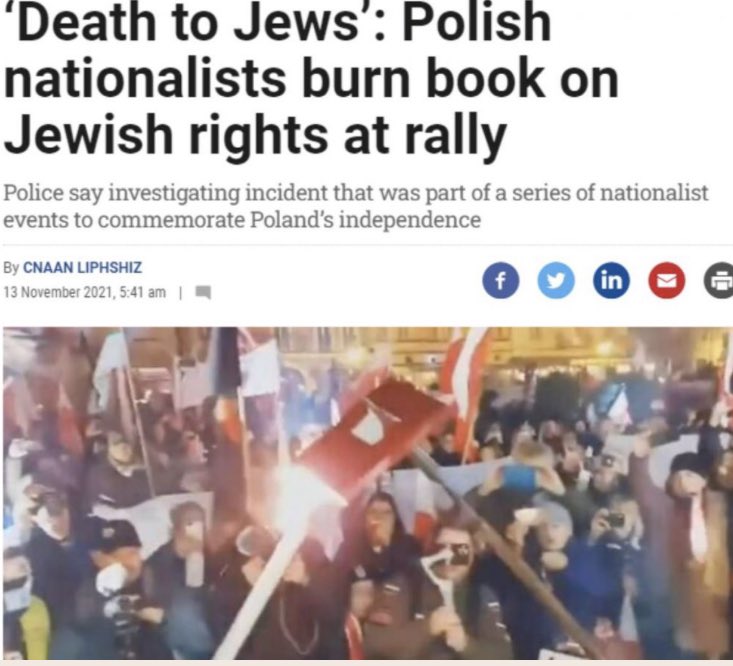 Inhumansoflate1's tweet photo. The U.S. is concerned with Cuba while supporting this bullshit in Poland . #UnitedStates #Poland #americasos #fascism https://t.co/dJGOQuDYMK