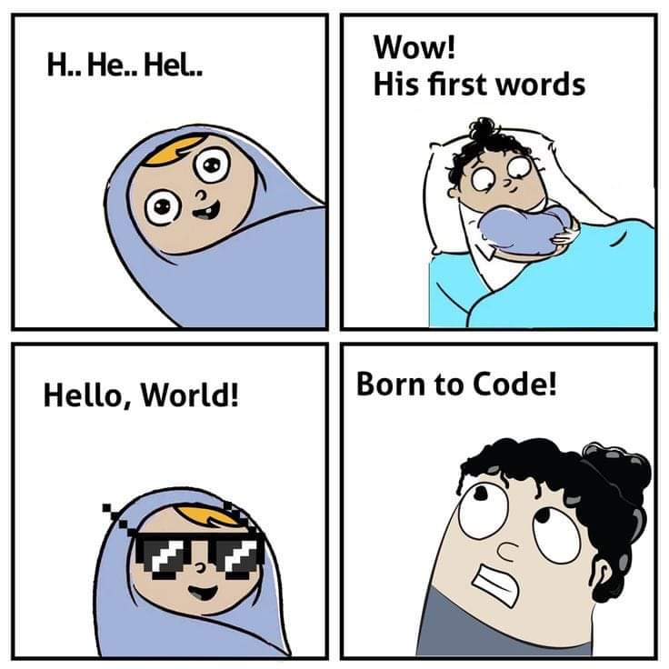 glshrdnr's tweet image. Hello World!

#borntocode dude!