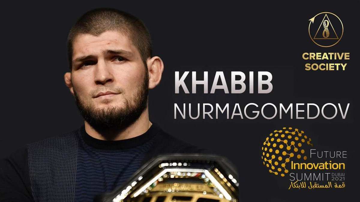 🎥#KhabibNurmagomedov on #CreativeSociety | #FutureInnovationSummit 2021 in #Dubai  

In interview were raised such crucial topics as #climatechange, the future of our children and the 
<a href="/TeamKhabib/">khabib nurmagomedov</a> | #Khabib | #TeamKhabib | #MMA | #UFC 

Video 👉youtu.be/De_LbNy7pog