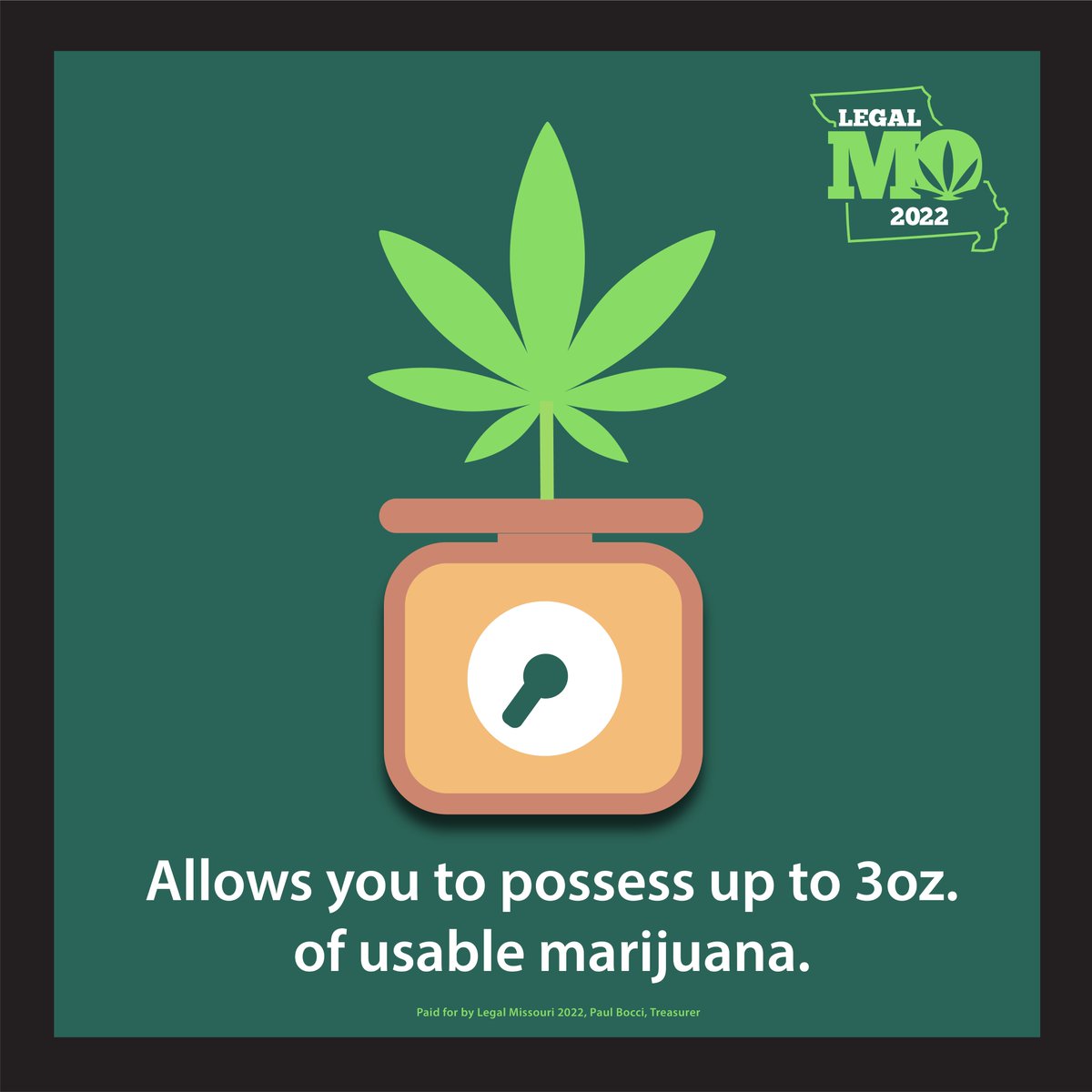 LegalMo22's tweet photo. Our language would allow anyone 21+ to purchase &amp; possess up to 3oz of #marijuana. This would NOT apply to #medicalmarijuana patients’ amounts. Sign up to join the #legalmo22 campaign &amp; help put this important issue on the 2022 ballot! Learn more at https://t.co/pu1bpo5IAs https://t.co/UWxwKC3Gww