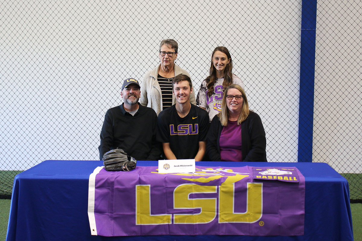 CrowderBasebal1's tweet photo. Congratulations to Cody Adcock on signing with Arkansas and congratulations to Jacob Misiorowski on signing with LSU! 

#wR #team57 #968 https://t.co/s7gn6hwe2E