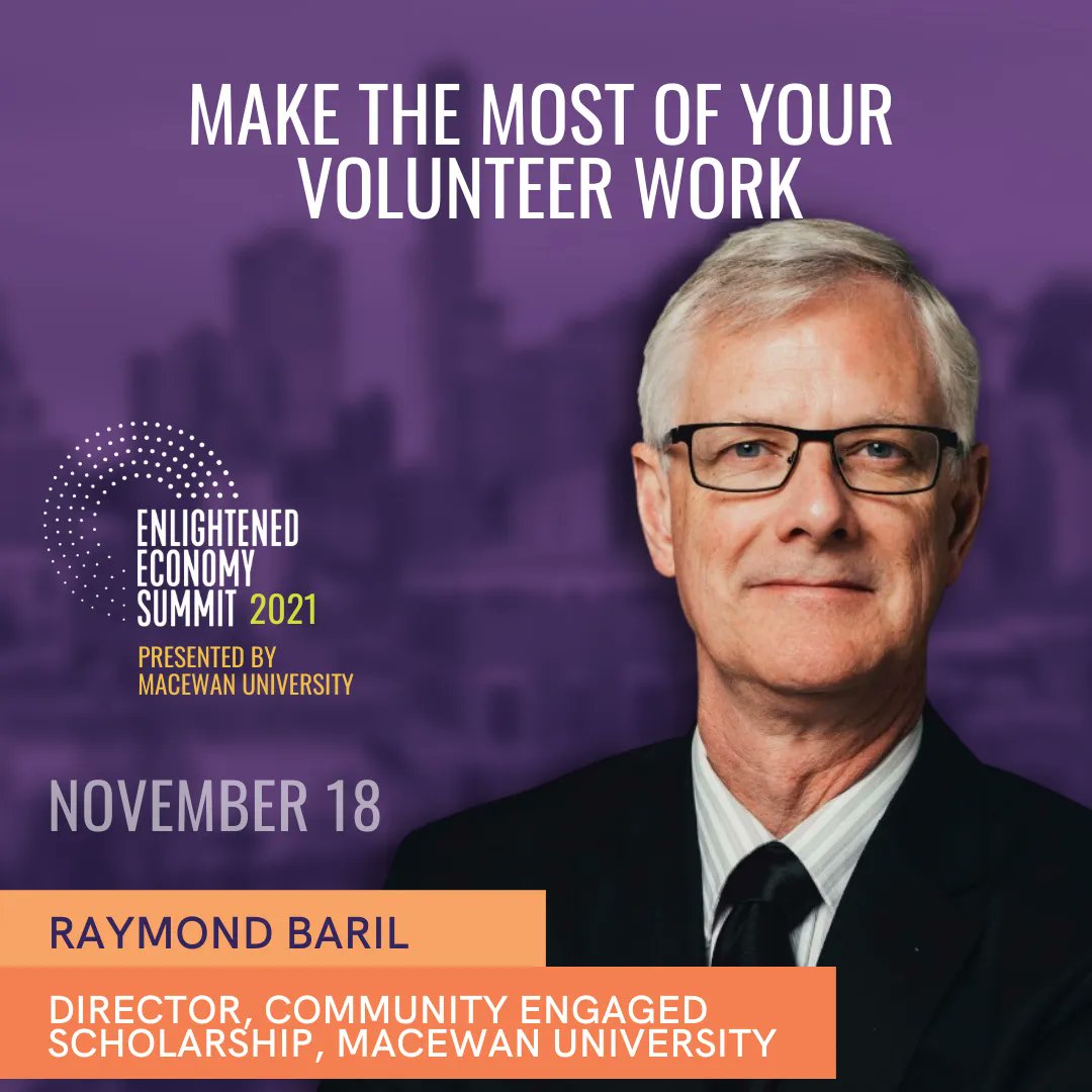 We’re thrilled to announce Raymond Baril as our fourth panelist for this Thursday’s event “Make the Most of Your Volunteer work.” Register here 🎟️: buff.ly/3nnb90g #YegEvents #MacEwanU