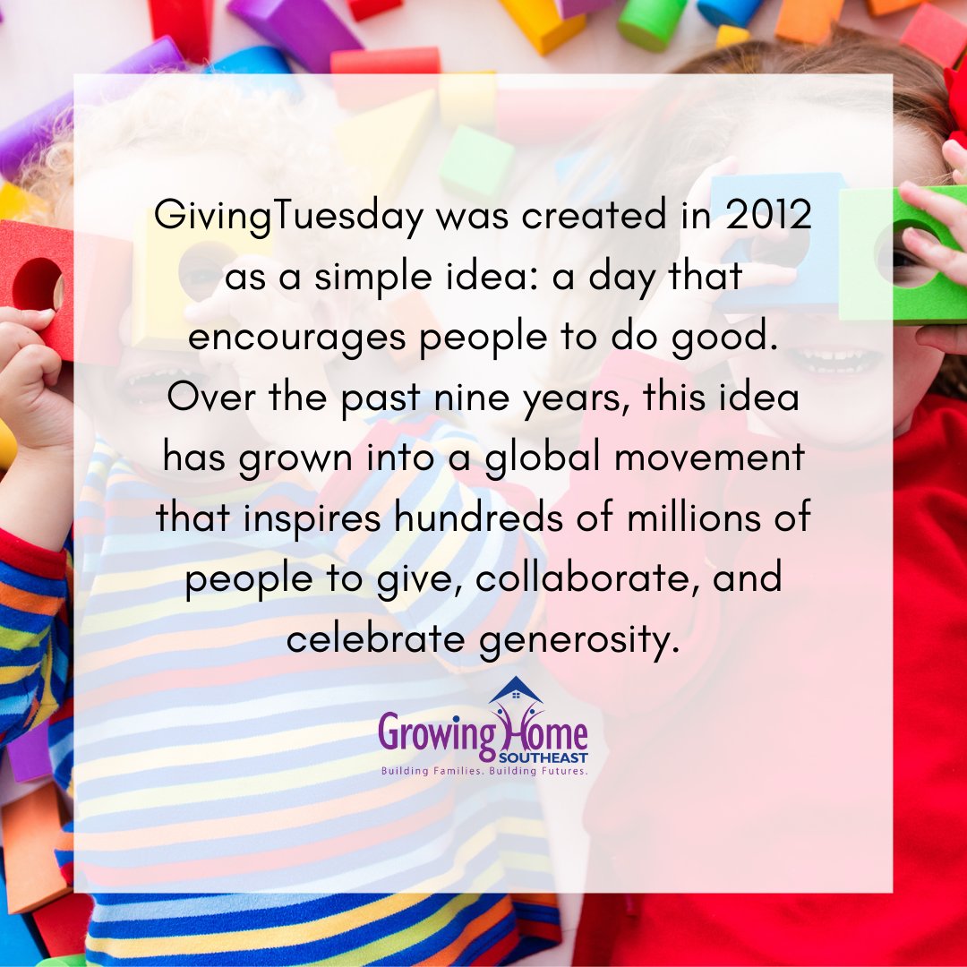 GrowingHomeSE's tweet image. The countdown is on!  🥳  #GivingTuesday was created as a global generosity movement in 2012.  Consider supporting Growing Home Southeast this year as we work to #BuildFamilies and #BuildFutures in South Carolina. 

Learn more ➡️ ow.ly/f0uu50GMFYJ