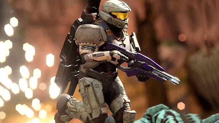 argatron's tweet photo. Doth my eyes decieve me? #haloinfinite dropped early. Playing this and #Battlefield2042 tonight. Come chill with the crew. #Twitch #TwitchStreamer #SmallStreamer 
https://t.co/JhOfgBbakI https://t.co/g4BPHGfLZC