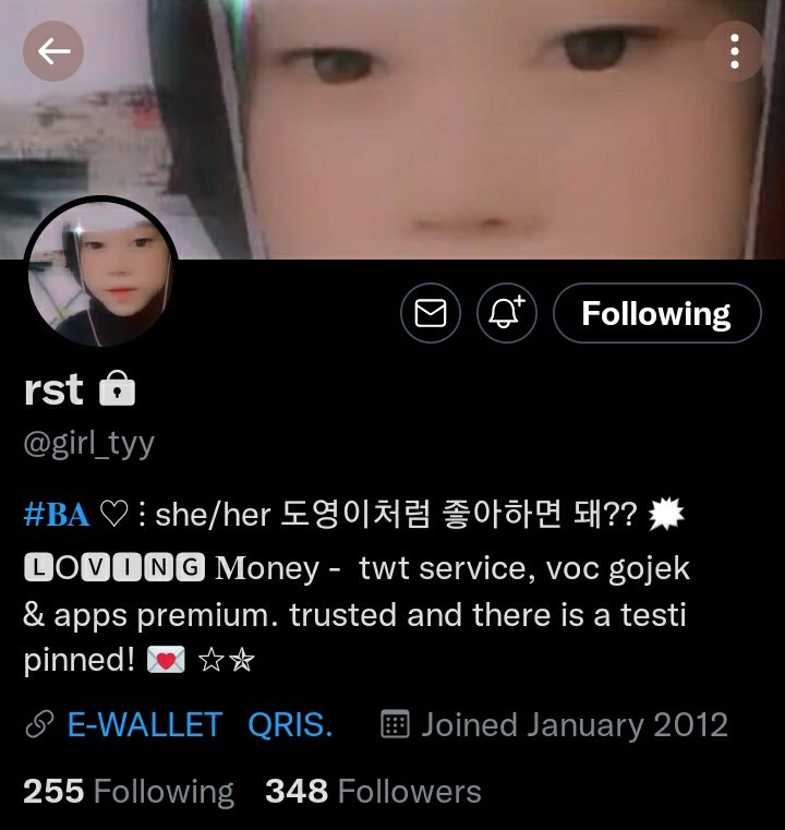 dentumann's tweet image. eh ini kan si penipu ya? aku mutualan di akun back up👺