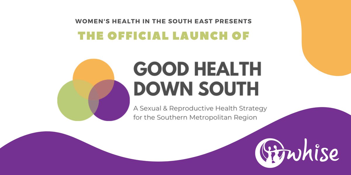 whisewomen's tweet photo. Join WHISE to celebrate the launch of our new regional strategy for sexual and reproductive health, Good Health Down South, Tuesday 23 November 10am, register via Eventbrite: https://t.co/8AA2MCFa0A #SRH #GHDS #GoodHealthDownSouth https://t.co/6PhokrrxDH