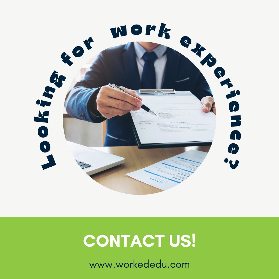 Get noticed and build your portfolio with our externships. 
​
​Visit workededu.com to learn more.