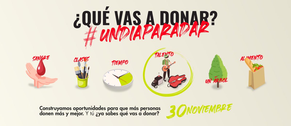 ¿Qué pasaría si todo el mundo se une #undíaparadar ?
¿Cómo te unirías? <a href="/UnDiaParaDarMX/">#UnDíaParaDar México</a>