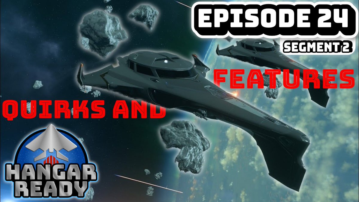 Watch the second segment of Episode 24 of HangarReady - Quirks and Features! - Star Citizen!!
youtu.be/Dmloi598uDA