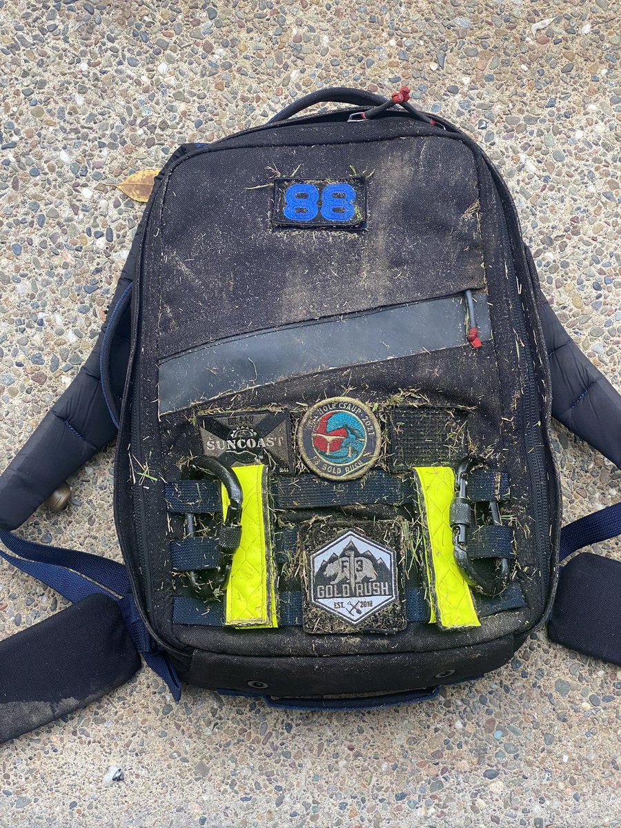 88_f3's tweet photo. This got a well deserved soap scrub today after a 15 hour @GrowRuck with @F3Nation in Rocklin, CA. @GORUCK thanks for building a great product. There were many of the 91 of us using your gear Saturday night. @F3GoldRush https://t.co/P3gejXrTeJ