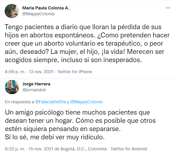 Aquí pueden ver una refutación por reducción al absurdo: <a href="/Jornandoh/">Jorge Herrera</a> temporalmente acepta la forma de razonar de Maria Paula, pero solo para verificar que tal razonamiento conduce a absurdos y, por lo tanto, no es válido y, por ello mismo, tampoco la tesis que defiende con él.