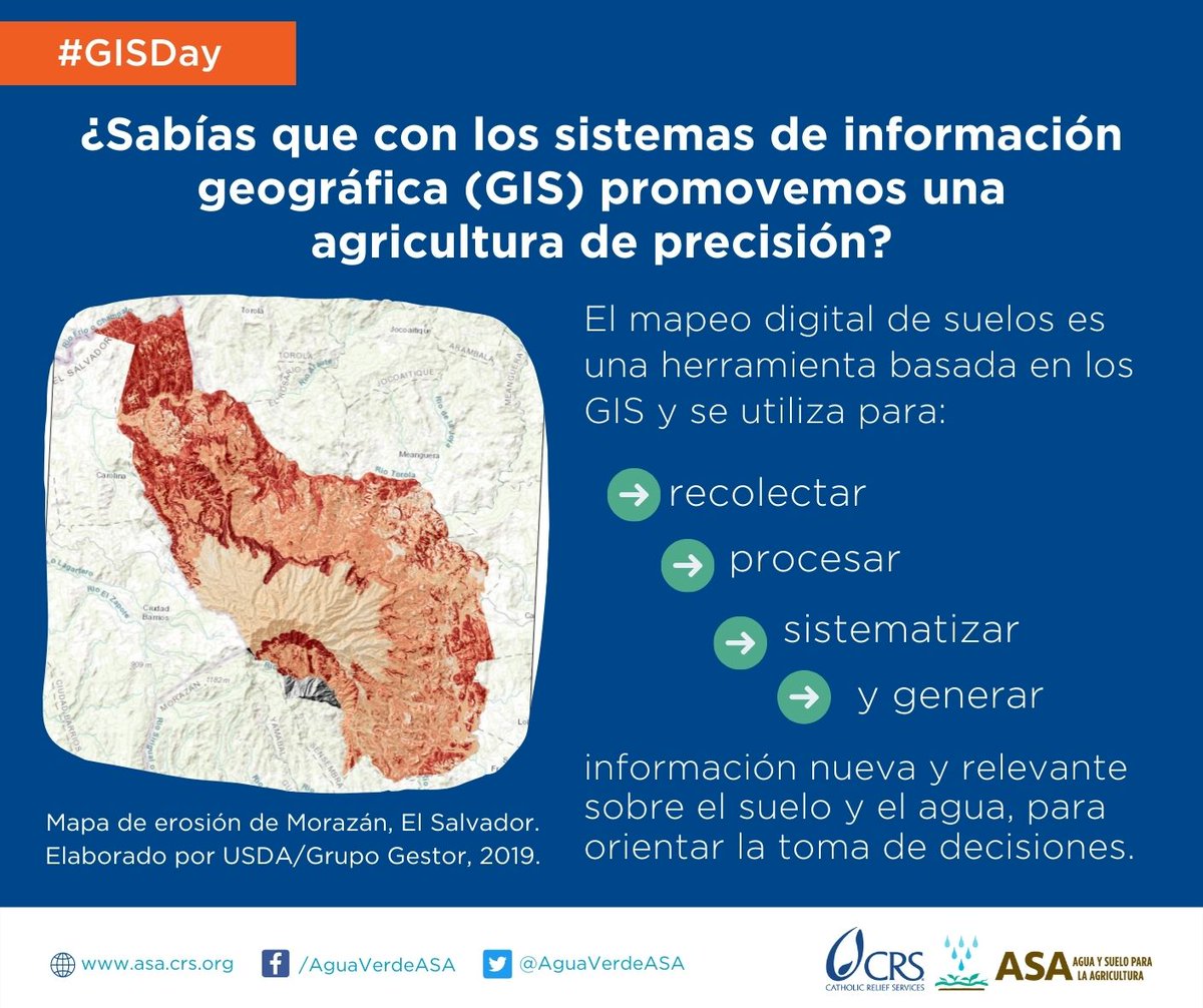 AguaVerdeASA's tweet photo. Esta semana compartiremos avances de productos basados en los sistemas de información geográfica (GIS, por sus siglas en inglés), ¡porque viene el #GISday🌐📲🌎! 

#map #TheScienceofWhere #thepowerofmaps 🛰️🗾
#CultivandoConocimiento  #TodosSomosASA🌱💧 https://t.co/Q2gHUjAKLi