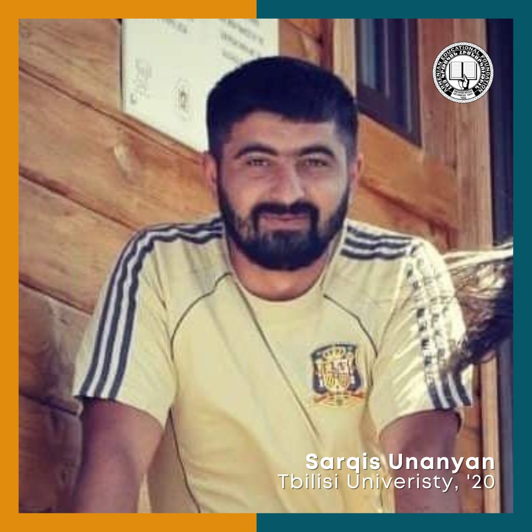 AEF1950's tweet photo. 📣 AEF STUDENT HIGHLIGHT 📣

Sarqis Unanyan
Tblisi State University, Republic of Georgia
Majoring in Law
Sponsored by AEF

I am grateful to Armenian Educational Foundation for their financial support during my university years and for believing in my higher aspirations. https://t.co/Y4FiPrRvmn