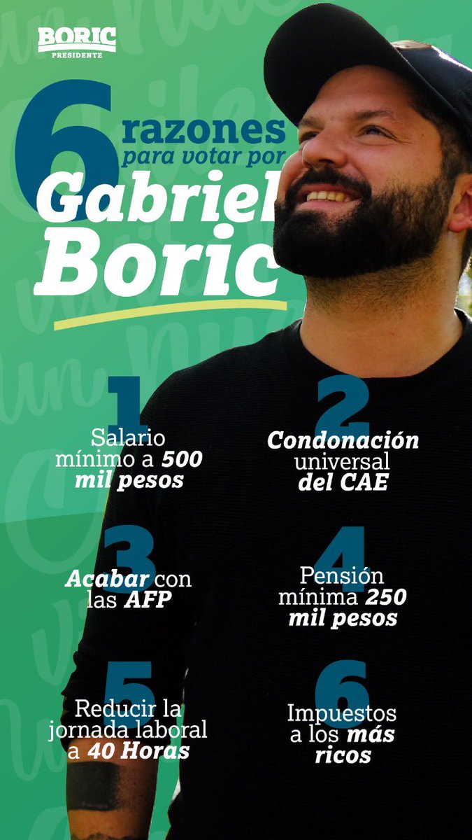 PCdeChile's tweet photo. Hay muchas razones para confiar y votar por @gabrielboric: el gobierno de #AprueboDignidad luchará por alcanzar una vida digna para todas y todos! 

Vamos por ancho camino, #Seguimos, venceremos y será hermoso: #BoricEnPrimeraVuelta 

#DebatePresidencial2021 https://t.co/ZjQjX4A6Pl