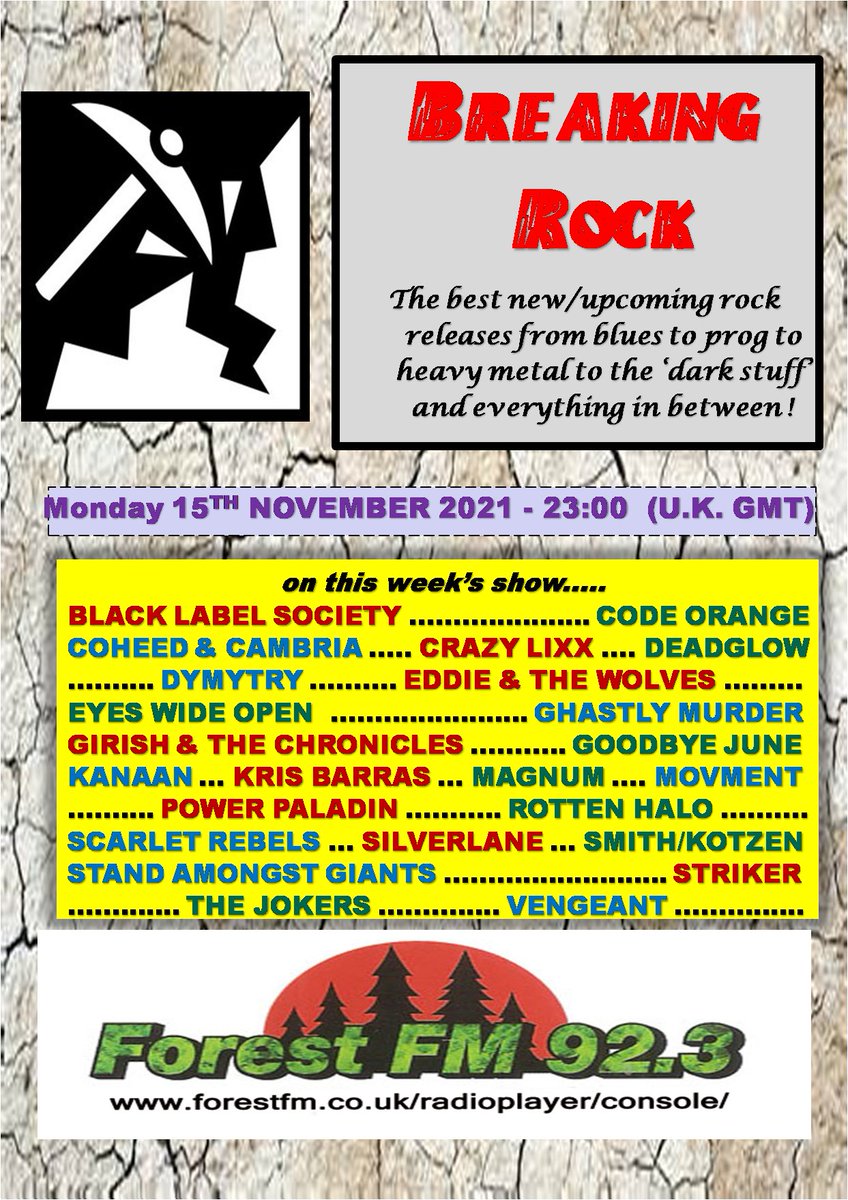 pjbreakingrock's tweet photo. Up next on @pjbreakingrock #RadioShow @ForestFM .. #Derby #uk band #EDDIEandTHEWOLVES with #RidingStorm new single lifted from their debut album #War released June 2021 ... stream now https://t.co/sjudUtZAIW https://t.co/fekkGPYiK9