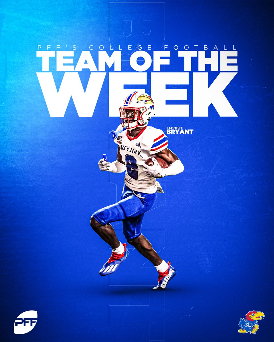 KU_Football's tweet photo. One of the highest rated corners in college football this week ...

That's @jacobeebryant33 🙌

@PFF_College x #KUfball https://t.co/atuXPXm0Oz