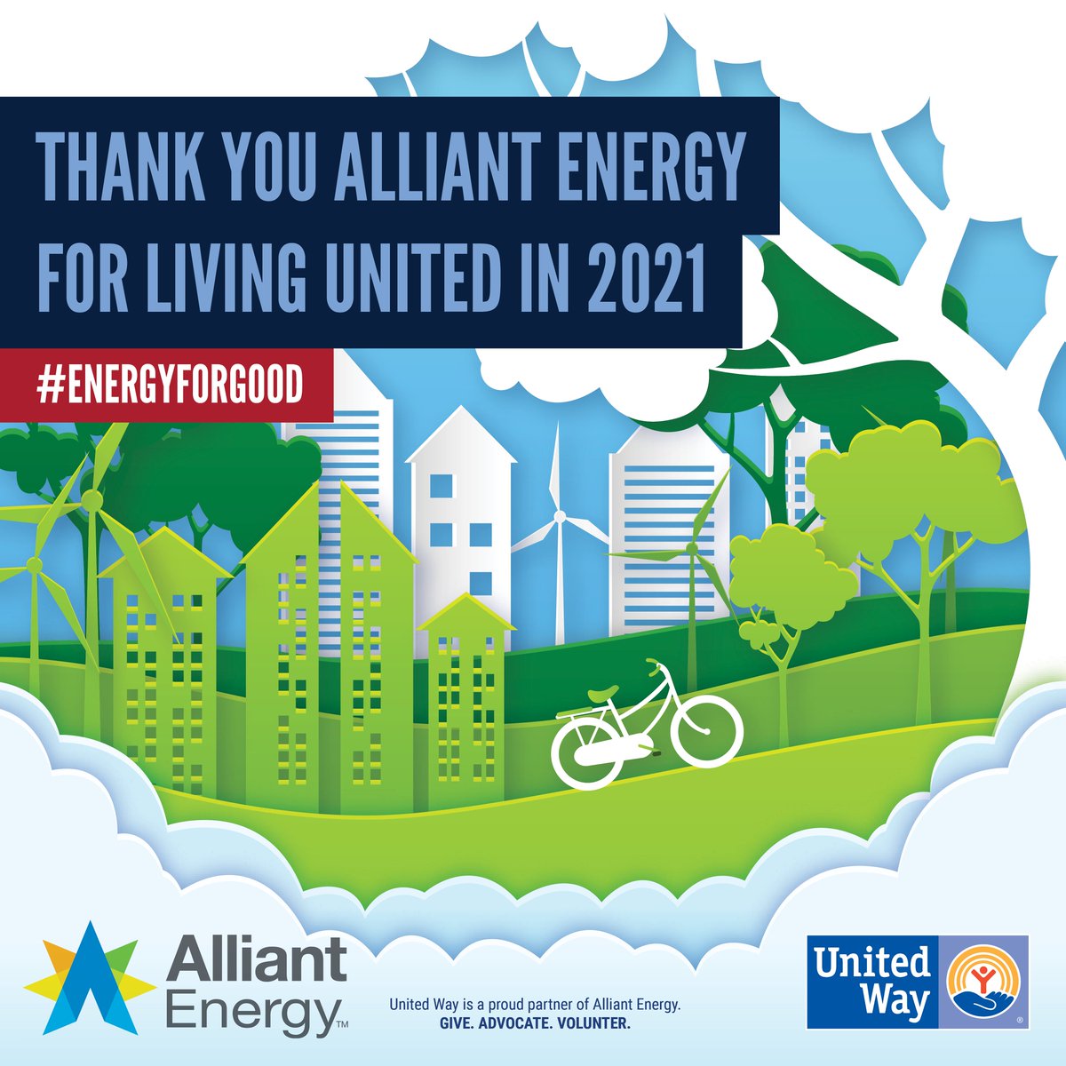 UWECI's tweet photo. Thank you, @alliantenergy employees and retirees for helping us fight for the education, financial stability and health for everyone in Eastern Iowa! 💡 #EnergyForGood #AlliantEnergyLivesUnited #LiveUnited https://t.co/KM007E4I83