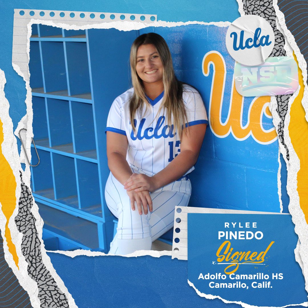 Blue and gold runs in the family with this one 💙💛 … Rylee Pinedo, a CIF Southern Section Champion in 2021, joins her mother (Nichole Victoria, 1991-94) in the Bruin Bubble! 🐻

#GoBruins