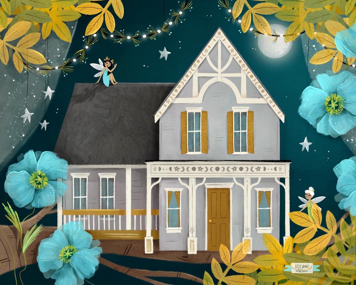 Folktale Week has arrived and I’m joining in with fairy houses 💛✨ 
Day 1: 🌛MOON🌜#folktaleweek2021 #folktaleweek