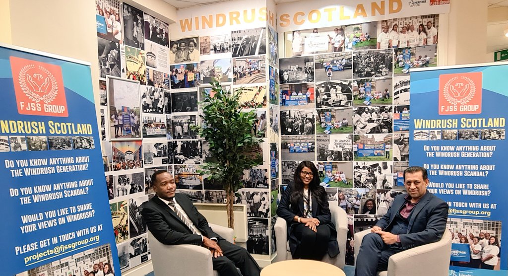 JoselineSibanda's tweet photo. Such a great and refreshing meeting with @FoysolChoudhury and @LesleyHinds regarding Windrush. 
@HeritageFundUK @HTNmembers @HeritageFundSCO @SCHAlliance @SirGeoffPalmer @KimNancia @Palestalemale1 @race_west @OfficialWLC @Edinburgh_CC @edinburghpaper @WestLothPolice @CarersWL https://t.co/W6POpl19Qx