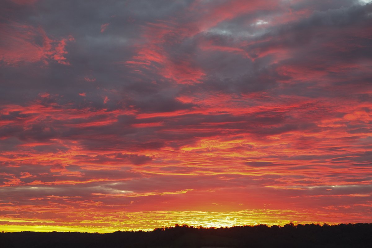 Beautiful colorful sunset tonight <a href="/ajsg/">AJSG🙏🏾❤WxPhotoArtLady♉🎨</a> <a href="/AdamBurnistonWX/">Adam Burniston WLWT</a> <a href="/allyblakewx/">Ally Blake</a> <a href="/Kentuckyweather/">Chris Bailey</a> <a href="/JimWKYT/">Jim Caldwell ⛈️</a> <a href="/MarcWeinbergWX/">Marc Weinberg</a> <a href="/thekyniche/">Johnnie Nicholson</a> @FreiburgerJungs <a href="/JAclouds/">Ja</a> <a href="/cloudymamma/">Cloudymamma</a> <a href="/luketaplin42/">Luke</a> <a href="/BluegrassScenes/">Scenes of the Bluegrass</a> <a href="/StormHour/">#StormHour</a> <a href="/KinlochSusan/">Susan & Orla🐶🏴󠁧󠁢󠁳󠁣󠁴󠁿🇪🇺</a> <a href="/KentuckySpirits/">Kentucky Spirits 🇺🇦 🥃</a>
 #sunset