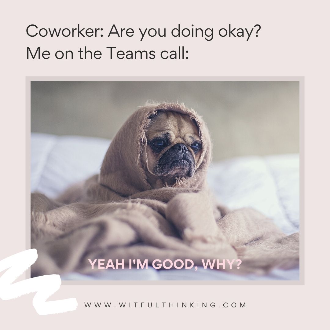 JacqWidd's tweet image. We all have those days! How do you pick yourself up on the rough ones?

#RoughDays #TeamsCall #WorkFromHomeLife #RemoteWork #WITFulThinking