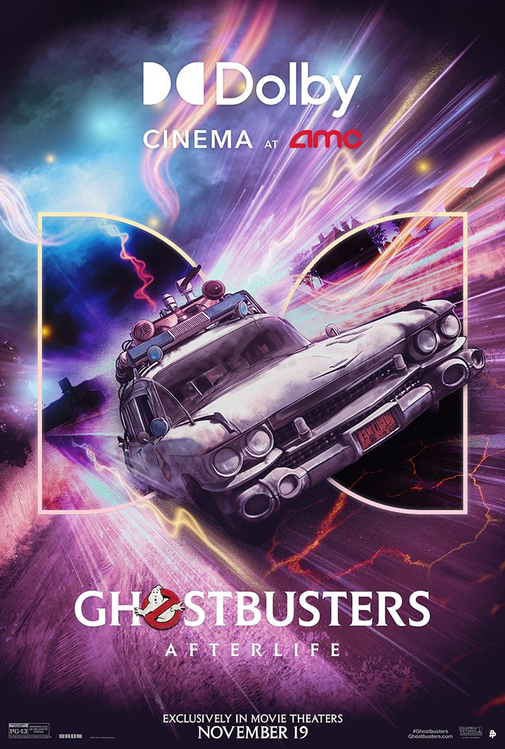 AMCTheatres's tweet photo. Catch #Ghostbusters:Afterlife in a #DolbyCinema at #AMCTheatres November 19th. Get tix: https://t.co/JtPcgSVMxg https://t.co/hw3NbFtuXK