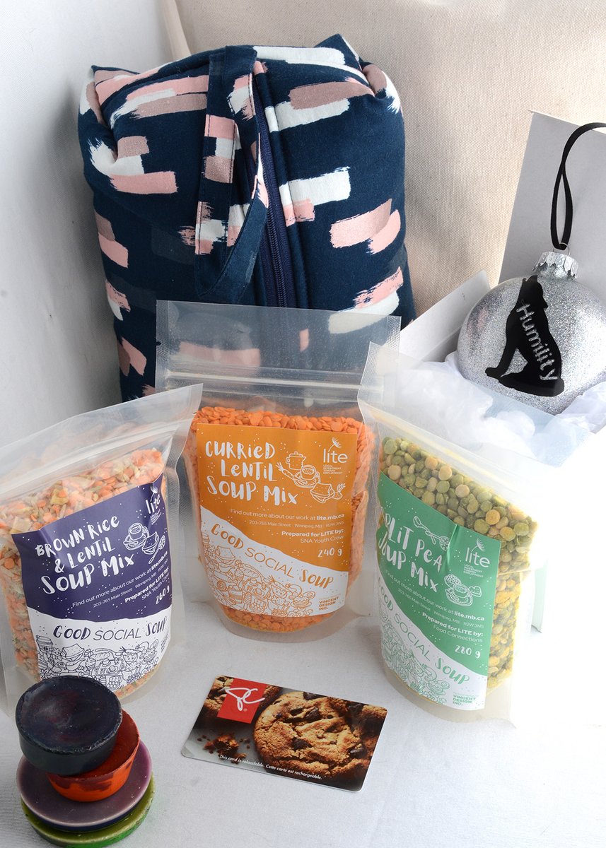 LITEwinnipeg's tweet photo. This year, our hamper is about more than just food - it's about dignity and choice for Winnipeg families who need help. The LITE Hamper was designed to create jobs in the community and ensure families in need can enjoy their holidays too! Donate now at https://t.co/LayHvB7E6f https://t.co/Bx3HUs3wE0