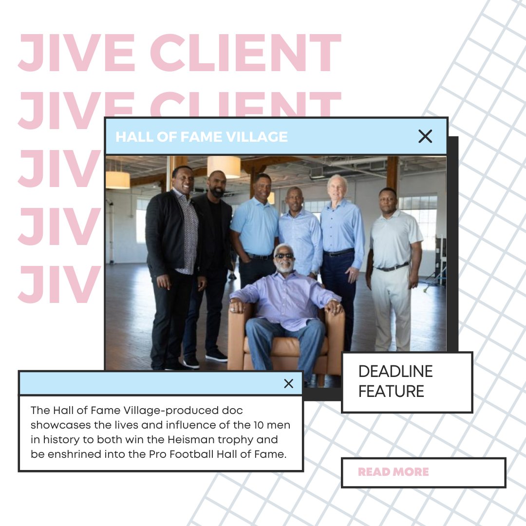 jiveprdigital's tweet image. @Deadline writer Matthew Carey traveled to Dallas to join a group of football legends on set for a once-in-a-lifetime conversation as multiple cameras rolled. 🏈 🏆 Read more on THE PERFECT 10 produced by #JiveClient @HOFVillage here: bit.ly/3DjDl9p 

#ThePerfect10