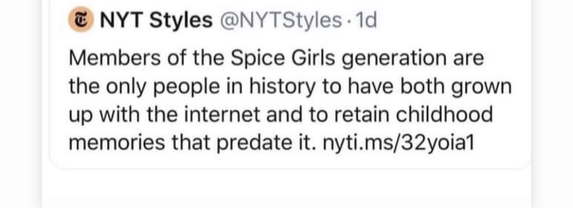 My lifelong dream of being a Spice Girl comes true.