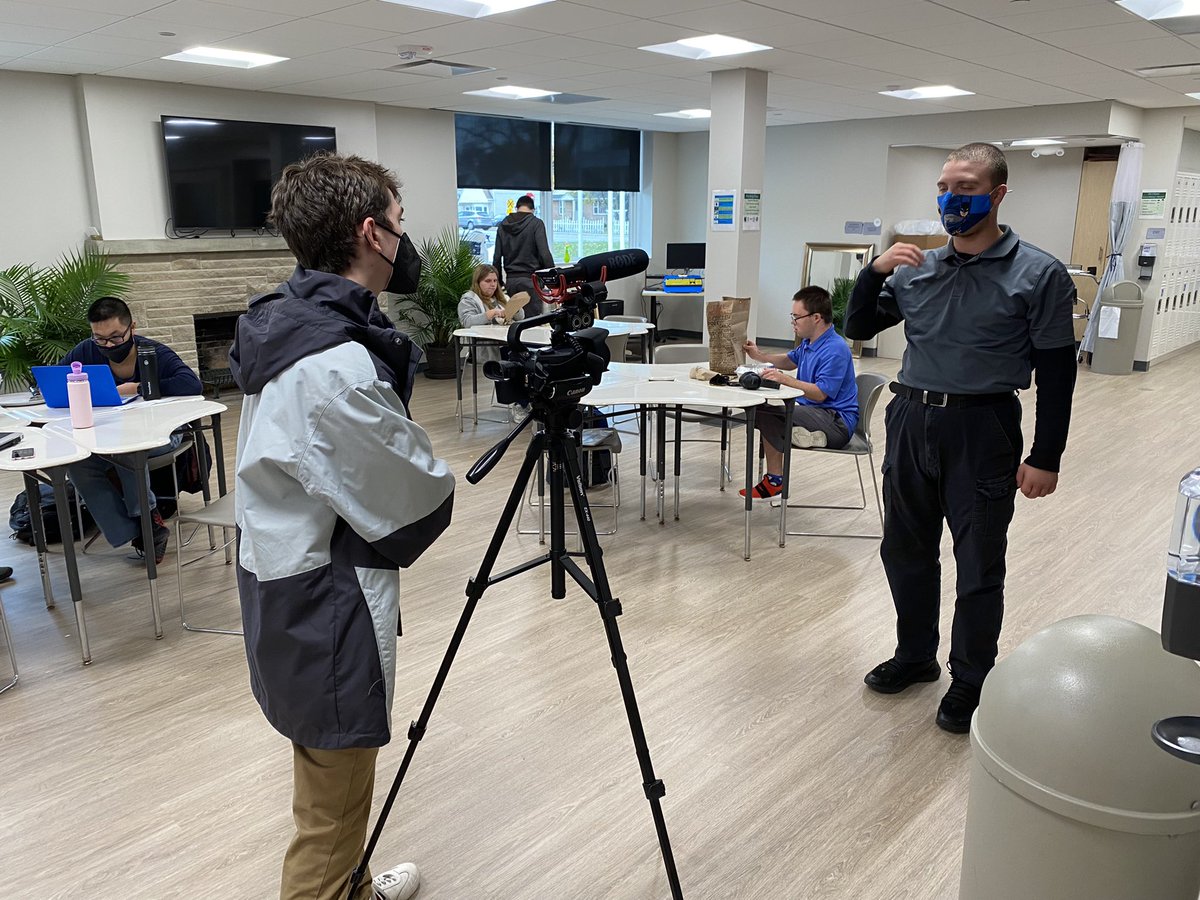 Student journalists with <a href="/thisisyork/">ThisIsYork.org</a> had the opportunity to interview <a href="/ElmhurstD205/">Elmhurst CUSD 205</a> Transition Center students and staff ahead of its ribbon cutting. <a href="/OdawgTiy/">Odawg_TiY</a> had the chance to learn more about Paul, who was deemed “mayor” of the TC, and his job at <a href="/jewelosco/">Jewel-Osco</a>! #ThisIsYork