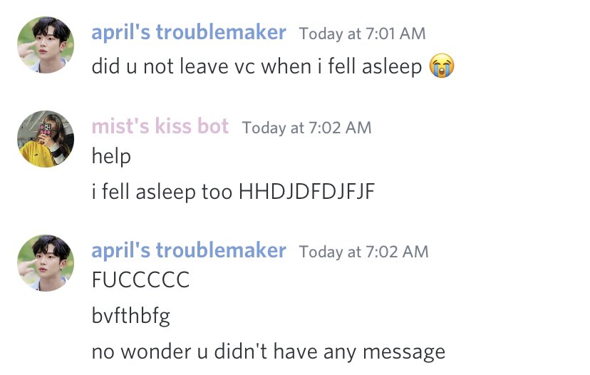 jagiwaverse's tweet photo. jagi's first overnight vc ft. both of us sleeping through loop playlist 😚 https://t.co/5OsxRPrtc8