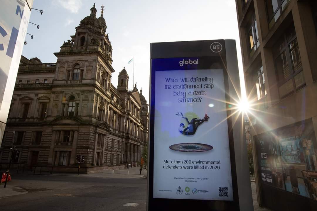 agamagenda's tweet photo. #WhenIsNow in the streets of Glasgow! Our #COP26 street hubs convey poetic interventions for #climateaction and highlight the plight of #vulnerablecountries, environmental defenders, and Indigenous communities.
We continue to demand the Now we need. ➡️ https://t.co/3ptVwfjx9l https://t.co/dfKcrBnZiz