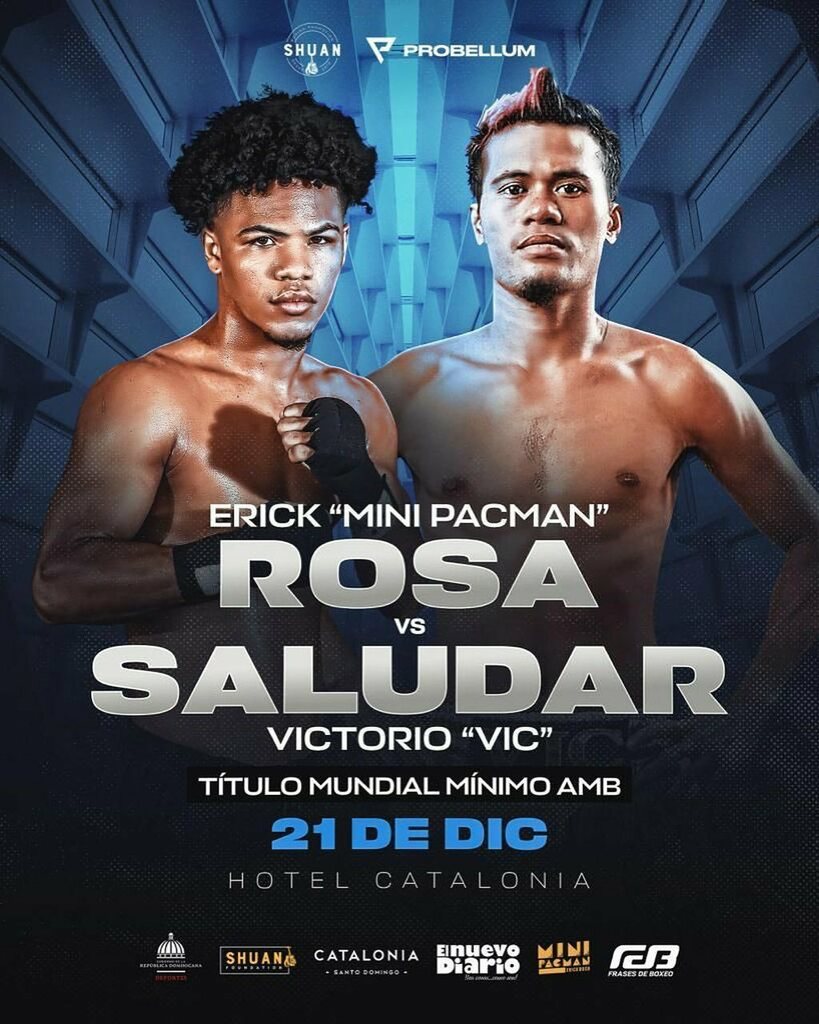 BoxeoMundial.com on Twitter: "ERICK ROSA: “ENSEÑARÉ AL MUNDO QUE ESTOY LISTO PARA LOS MEJORES DE MI PESO” El boxeador dominicano Erick “Mini PacMan” Rosa enfrentará al filipino Victorio “Vic” Saludar por la
