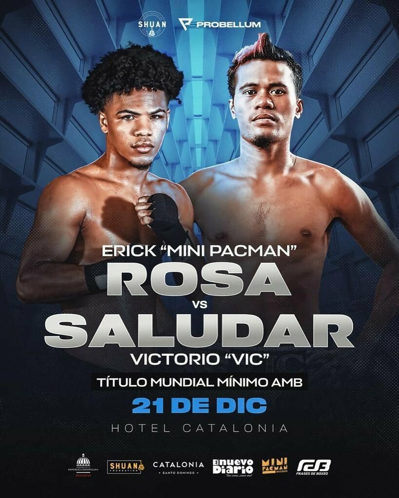 BoxeoMundial.com on Twitter: &quot;ERICK ROSA: “ENSEÑARÉ AL MUNDO QUE ESTOY LISTO PARA LOS MEJORES DE MI PESO” El boxeador dominicano Erick “Mini PacMan” Rosa enfrentará al filipino Victorio “Vic” Saludar por la