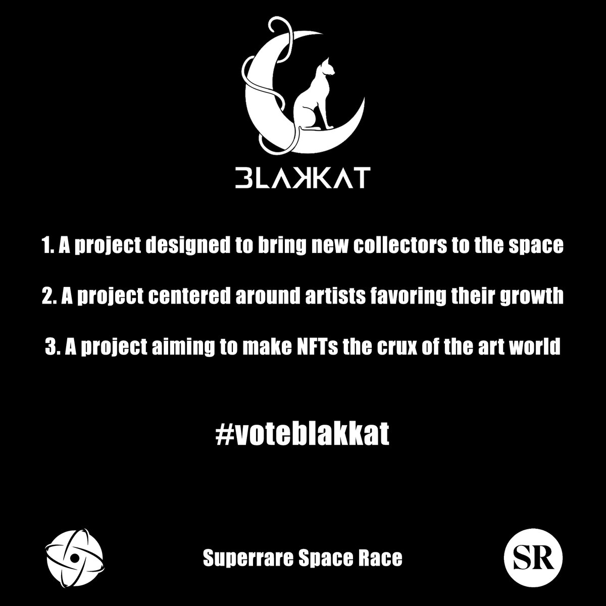 ribi_jj's tweet photo. Attention $rare holders!
Vote for a thriving NFT space centered around Fine Arts:
a project designed to draw on yet untouched resources.
#voteblakkat ๐
https://t.co/6d9bmWKI2c
Read our proposal ๐
https://t.co/dsi5mkdhwL
#SpaceRace https://t.co/inJfDUpCnT