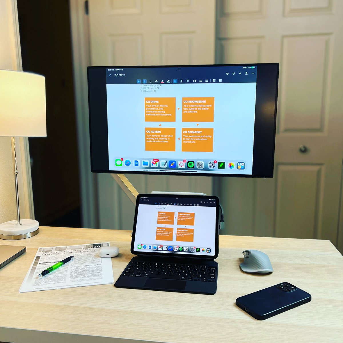noahhermanyt's tweet photo. iPad Pro 11โ is growing on me! My college workflow works quite well with the Magic Keyboard and Pencil ๐ #ipadpro #ipadprosetup #setup https://t.co/Fe1g5kHyRV