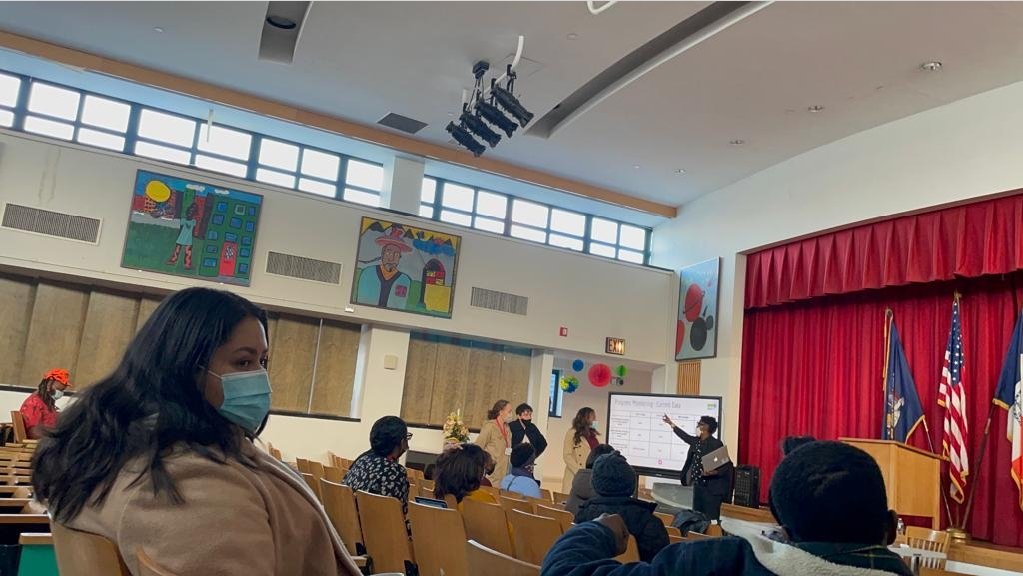 ValerieNMacey1's tweet photo. Our ILT presented the (S)CEP work that we've engaged in for an entire year and still continue to do to ALL of our collegeues @ps_705. #bringingitalltogether #livingdocument #sharedleadership #livingdocument #monitorandadjust #communication #everyoneknowsthegoal #totalcohesion https://t.co/bdSH4nD5py