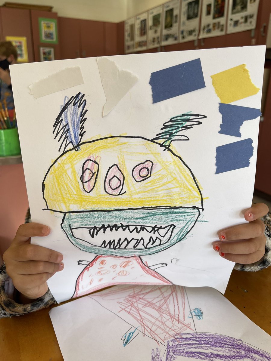 artists_ks's tweet photo. More CHES 2nd grade monsters! All so unique like the artist that created them🎨🌈@BeekmantownCSD @StoutengerCHES #cheswearethebest https://t.co/ezCpbfv8k7