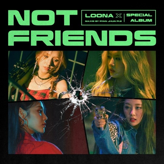 [EN] 211116 #LOONA Heejin, Kim Lip, Jinsoul & Yves 'Not Friends Special Edition' album to be released in offline/physical stores today (16th) 🔗pop.heraldcorp.com/view.php?ud=20… @loonatheworld #이달의소녀