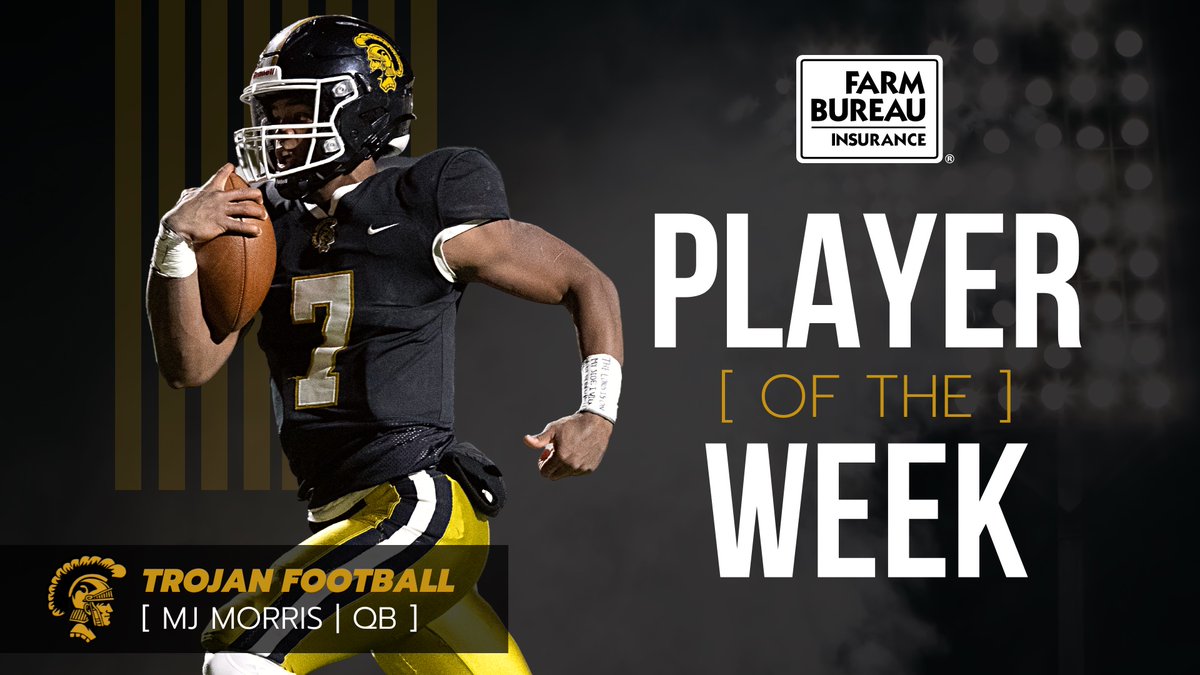 Congratulations to this week's Farm Bureau Player,  congratulations <a href="/mj_morris7/">MJ Morris</a>
