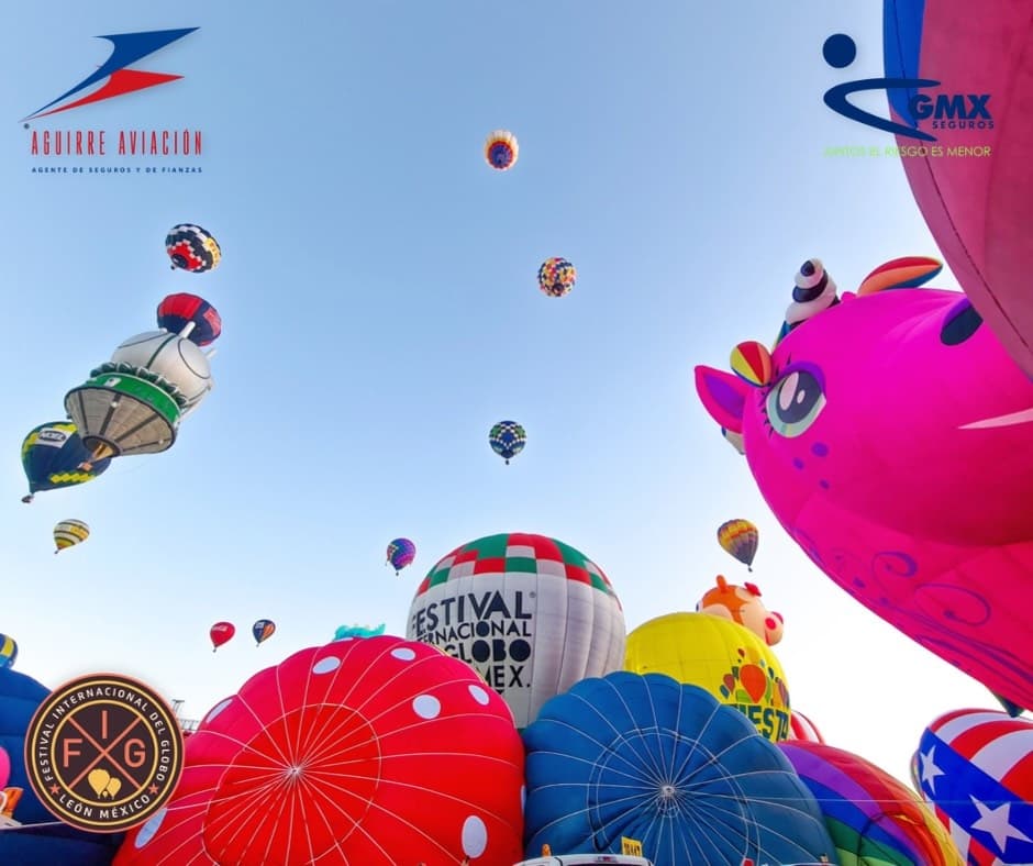 AguirreAviacion's tweet photo. Así nos despedimos de esta aventura sorprendente @FIGLeon llena de color y emociones, gracias a todos por ser parte de esta experiencia, nos vemos el próximo año.🎈💫☁️ @GMXSeguros
#GOFIG #FIG21 #AguirreAviación https://t.co/Fd5qoV0IeX
