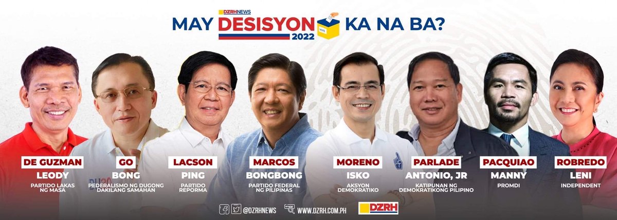 mavsarive's tweet photo. May #desisyon2022 ka na ba? Maging mapanuri sa pagpili!#SamaSamaTayoPilipino @dzrhnews https://t.co/Vl3FQRTolA
